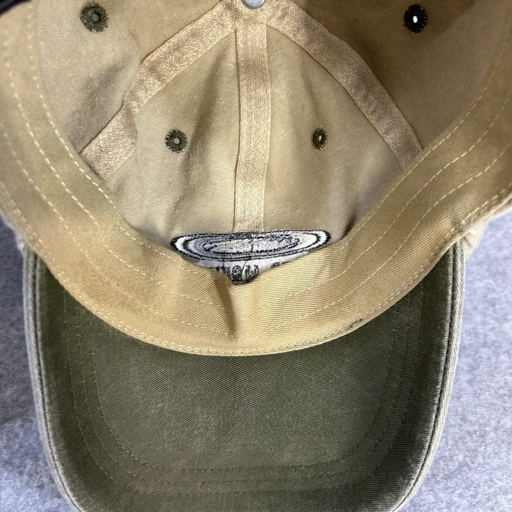 Copper Mountain Ski Resort Strapback Hat Cap Tan Olive Adjustable Cotton